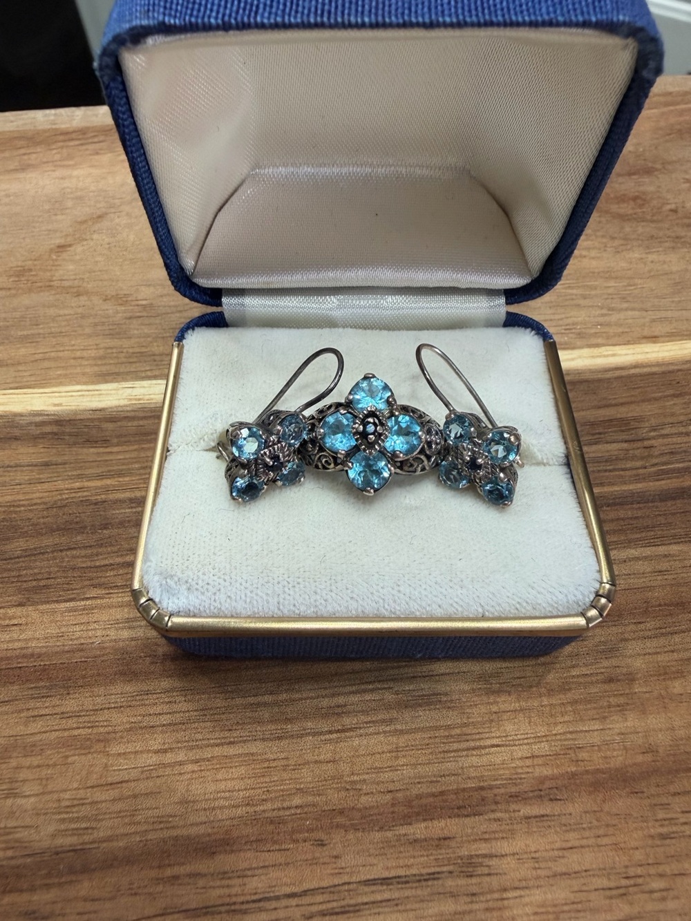 Vintage CNA ring and Earrings set - Elegant Women's Jewelry